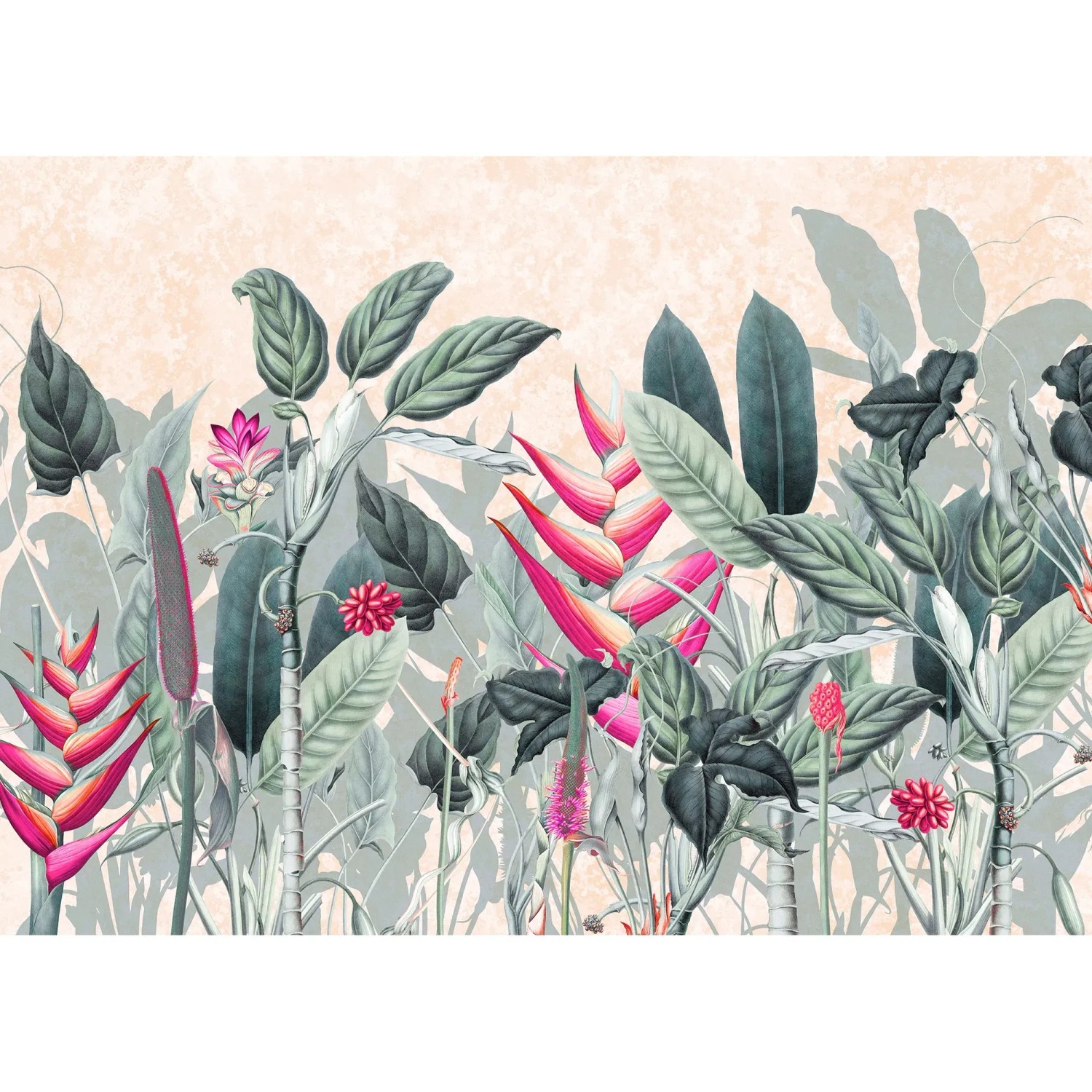 E-shop Komar Vliesová fototapeta Soft Jungle 350 x 250 cm