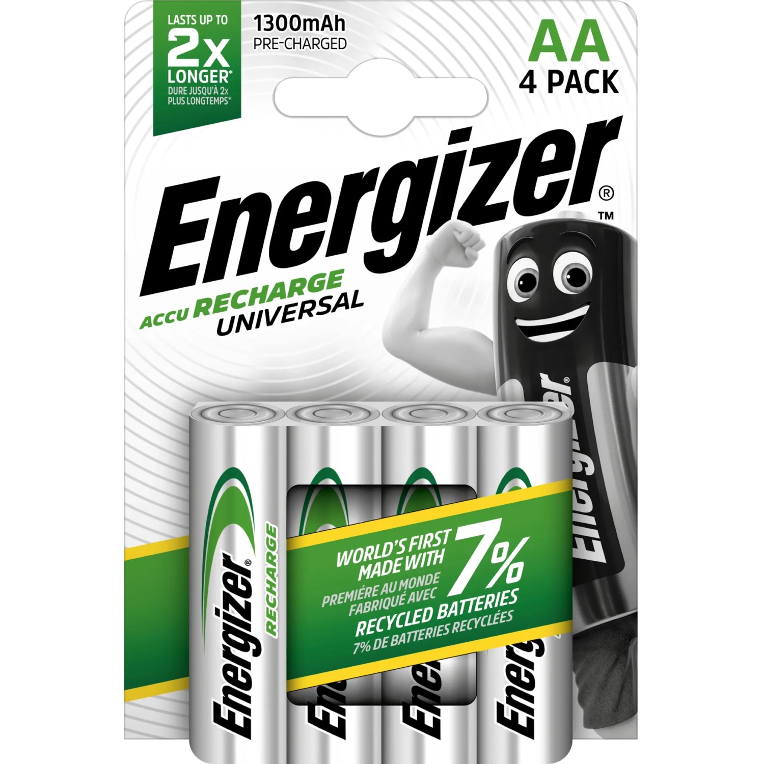 E-shop Energizer univerzálna batéria AA Mignon 1 300 mAh, 4 ks