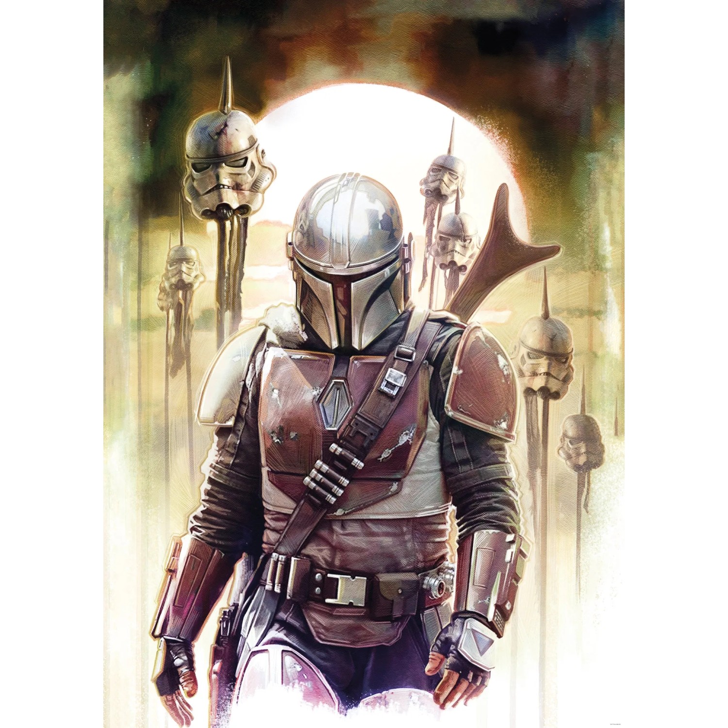 E-shop Komar Vliesová fototapeta Star Wars The Mandalorian Big Impaler 200 x 280 cm