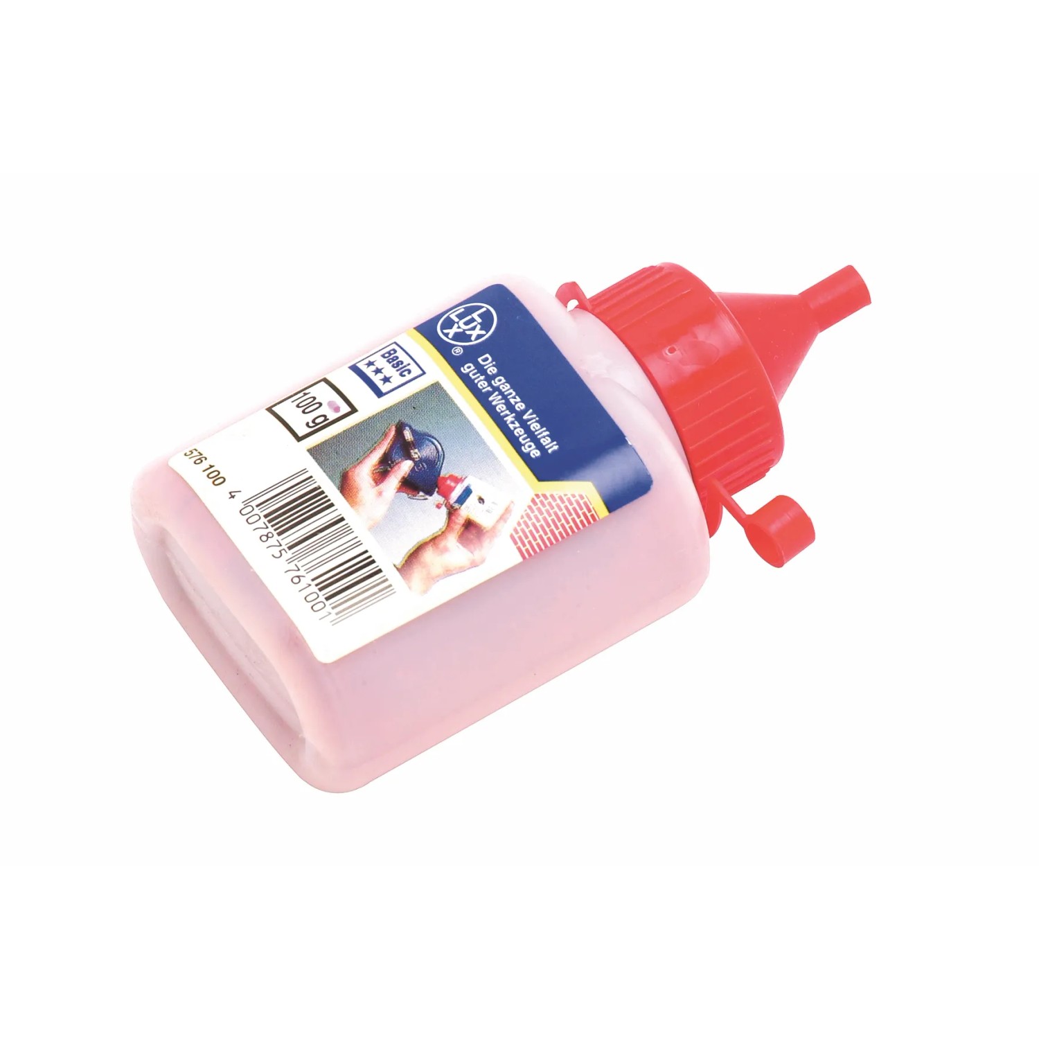 E-shop LUX-TOOLS Prášková krieda Classic červená 100 g