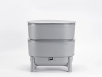 Plastia Vermikompostér Plastia, sivá, 38 x 38 x 38 cm Plastia Vermikompostér Plastia, sivá, 38 x 38 x 38 cm