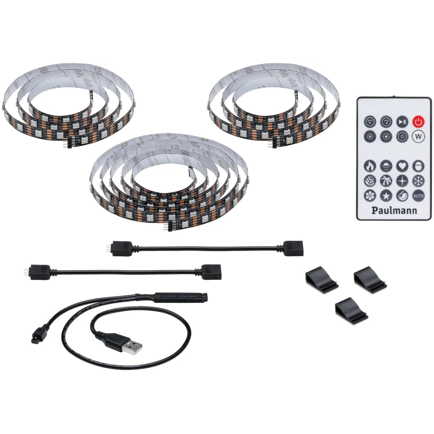 E-shop Paulmann LED pásik EntertainLED s USB pre TV 75 palcov