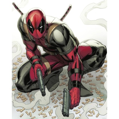 Komar Plagát Marvel Deadpool Bullets 40 x 50 cm