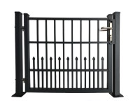 Dekoratívna jednokrídlová bránka Bremen k prip. hmoždinkami antracit 120x103 cm