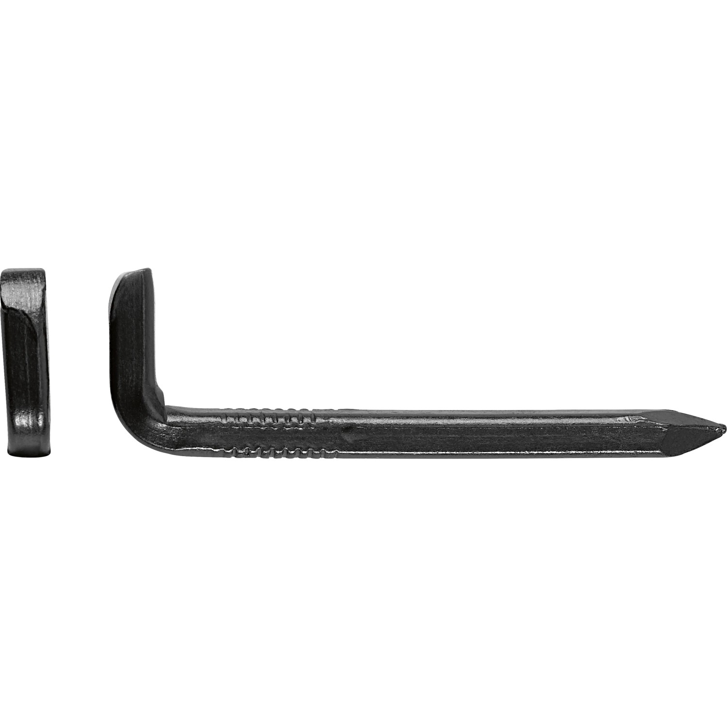 E-shop LUX-TOOLS Oceľový hák brynierovaná oceľ pr. 3,5 x 50 mm, 8 ks