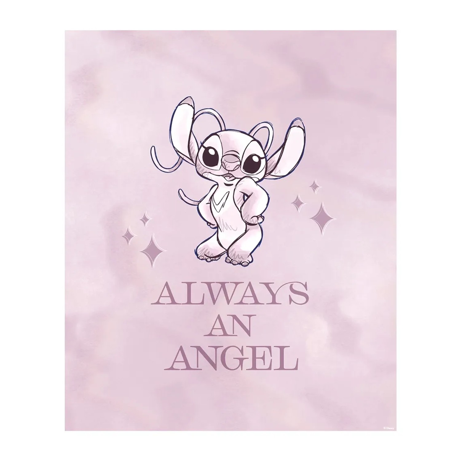 E-shop Komar Plagát Stitch Always an Angel 30 x 40 cm