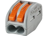 Wago Páčková spojovacia svorka 222, 2 vodiče, max. 4 mm2, 50 ks