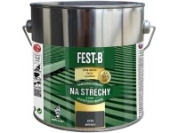 FEST-B Antikorózny náter na železo 2v1 na strechy S2141, 0155 antracit, 2,5 kg FEST-B Antikorózny náter na železo 2v1 na strechy S2141, 0155 antracit, 2,5 kg