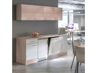 Flex-Well Kuchyňa Florida 210 cm/typ 6 - chladnička/umývačka