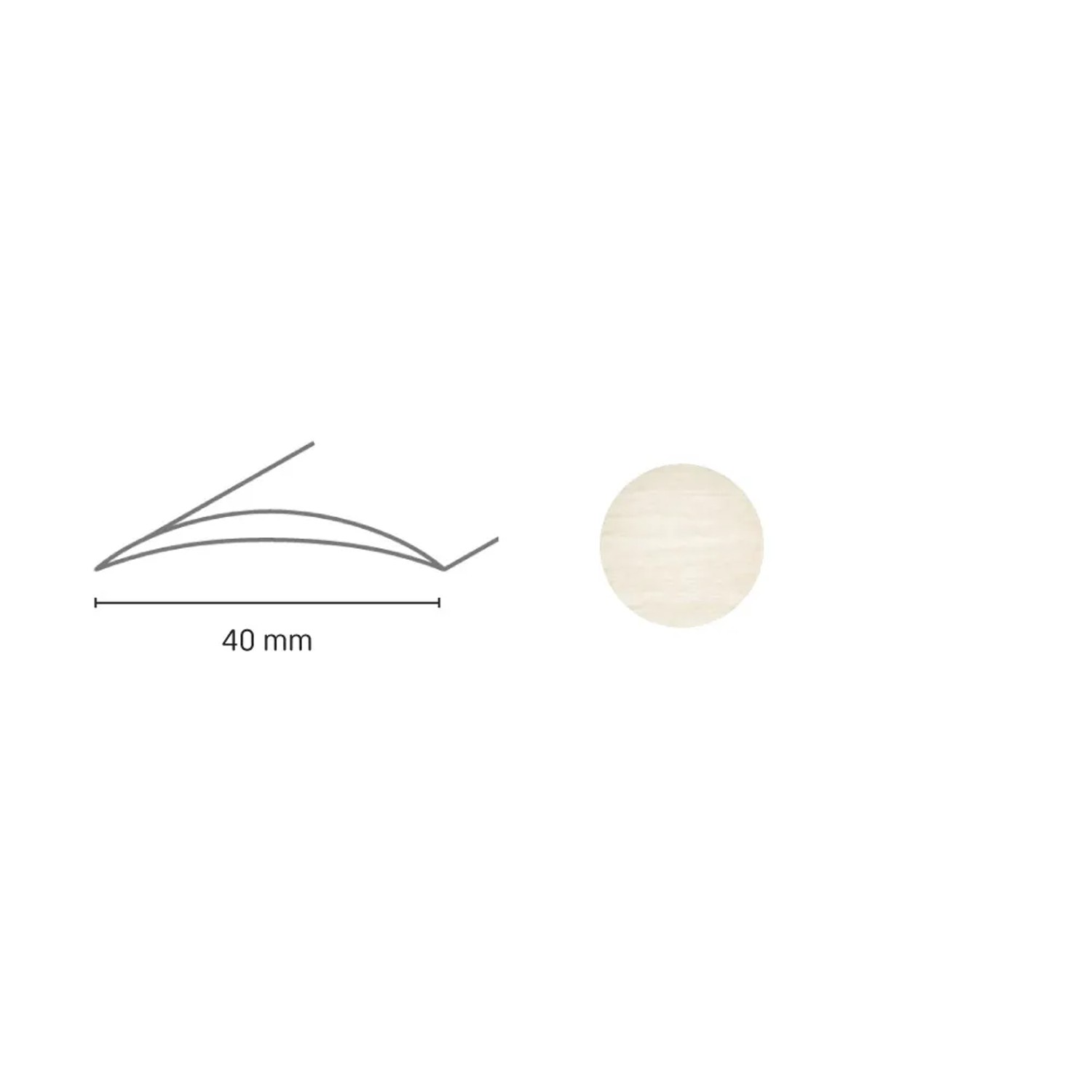 E-shop Döllken Profiles Prechodový profil DP 64 S Samolepiaca 40 x 1800 mm, dub biely