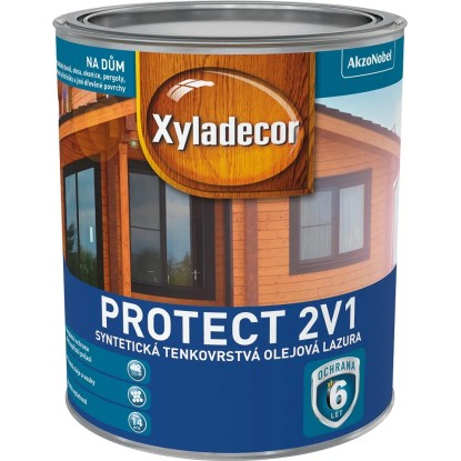 Xyladecor Syntetická tenkovrstvová olejová lazúra Protect 2v1 osika 0,75 l