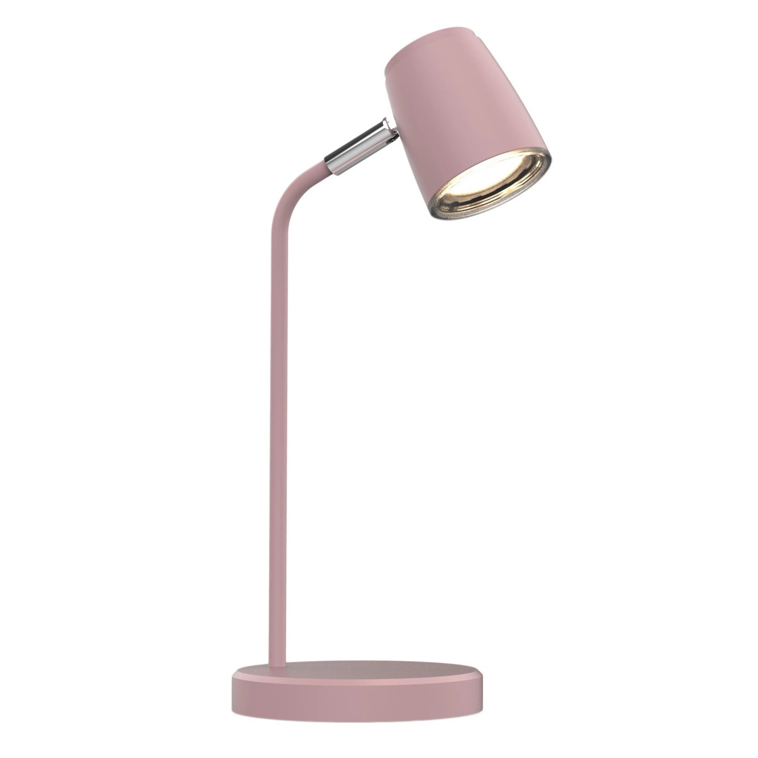 E-shop Top Light LED stolná lampička s klipom MIA, ružová