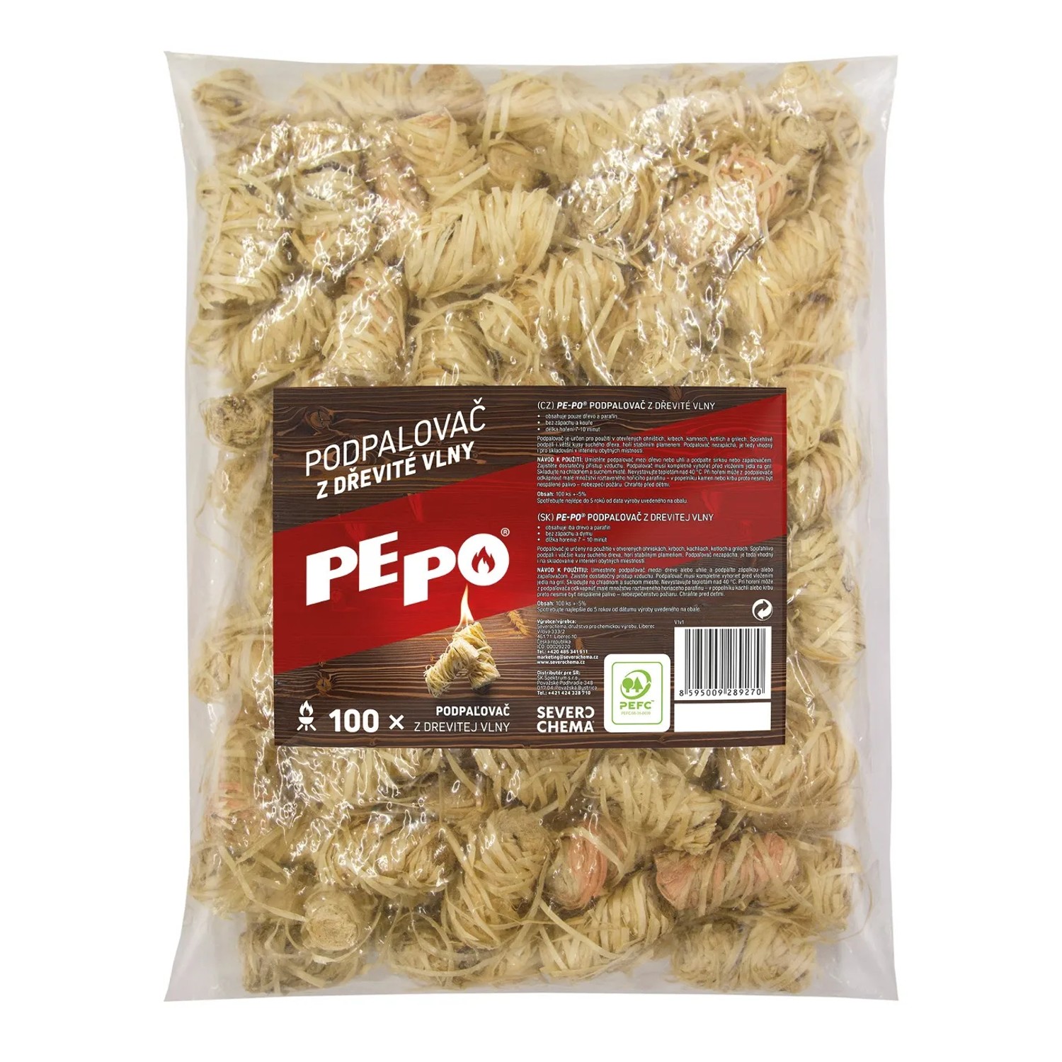 E-shop PE-PO Odpaľovač z drevitej vlny