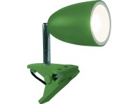 OBI LED lampa s klipom Vidorni zelená