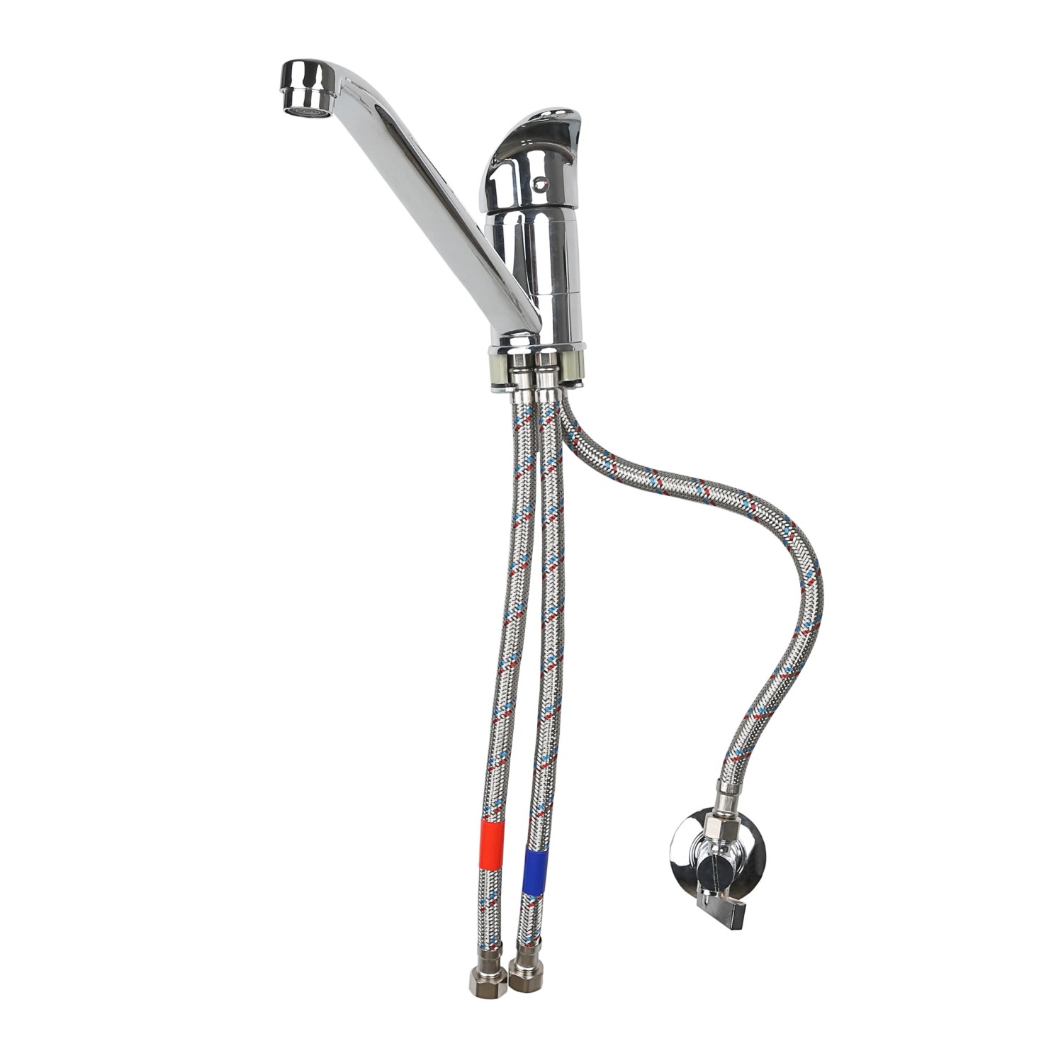 E-shop Wterm Beztlaková umývadlová/drezová páková batéria spodná ST-P, 225 mm