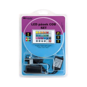 FK technics Set LED pásik COB 36W 576xLED RGB 5 m