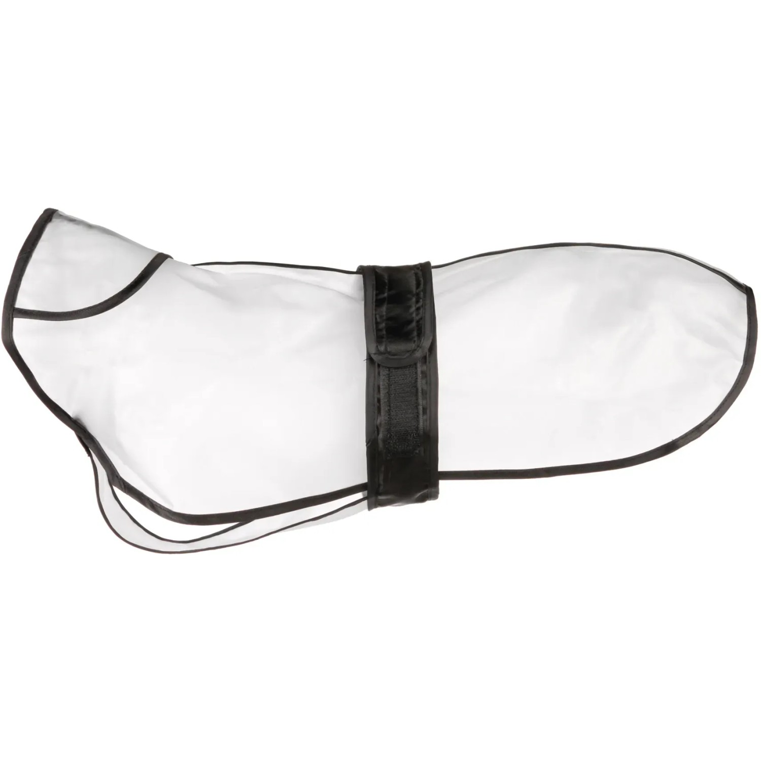 E-shop TRIXIE Pláštenka pre psov Tarbes, priehľadná/čierne popruhy, veľ. S: 38 cm