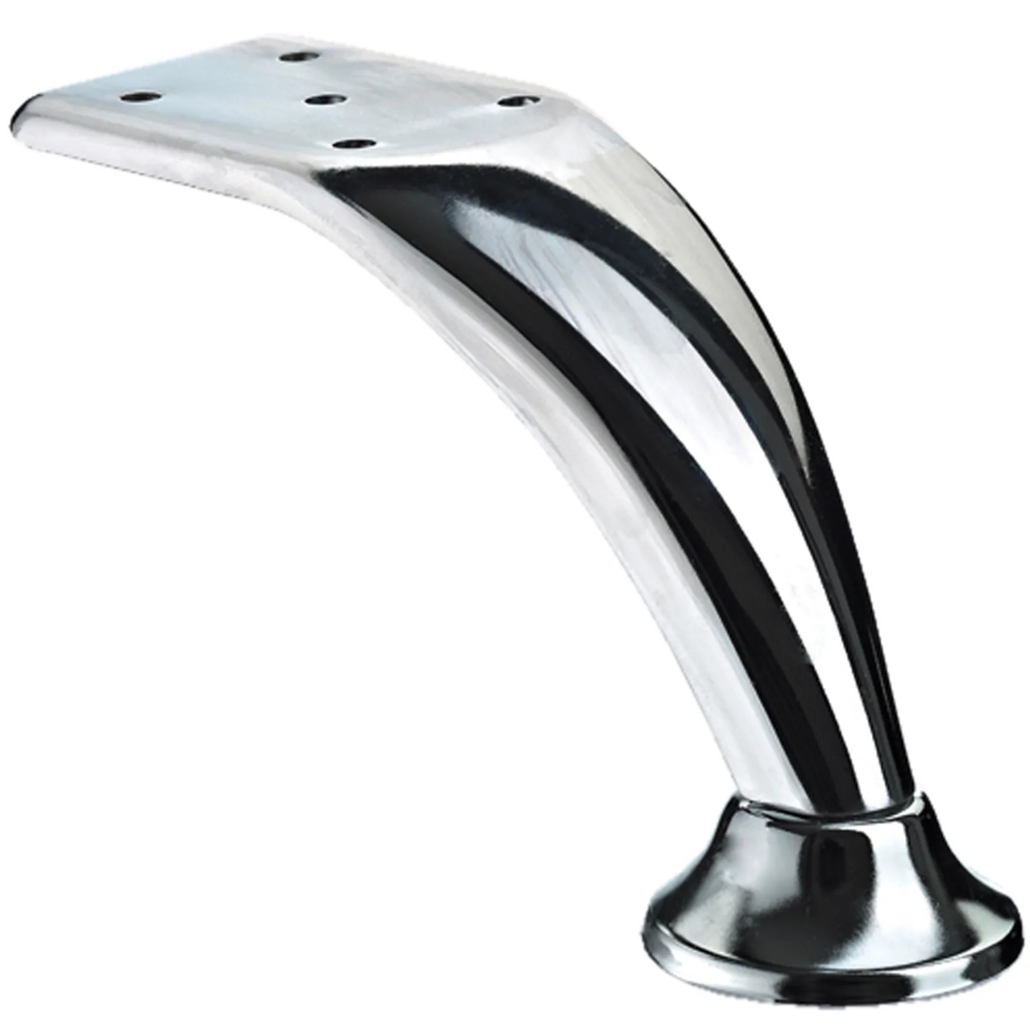 E-shop Hettich Stolová noha Bresta 50 x 140 x 95 mm chrómovaná
