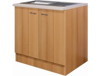 Flex-Well Kuchynská skrinka Nano pod drez, vr. drezu, 100 x 85 x 57,1 cm