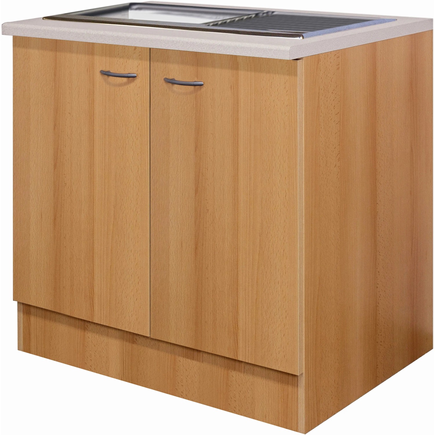 E-shop Flex-Well Kuchynská skrinka Nano pod drez, vr. drezu, 100 x 85 x 57,1 cm
