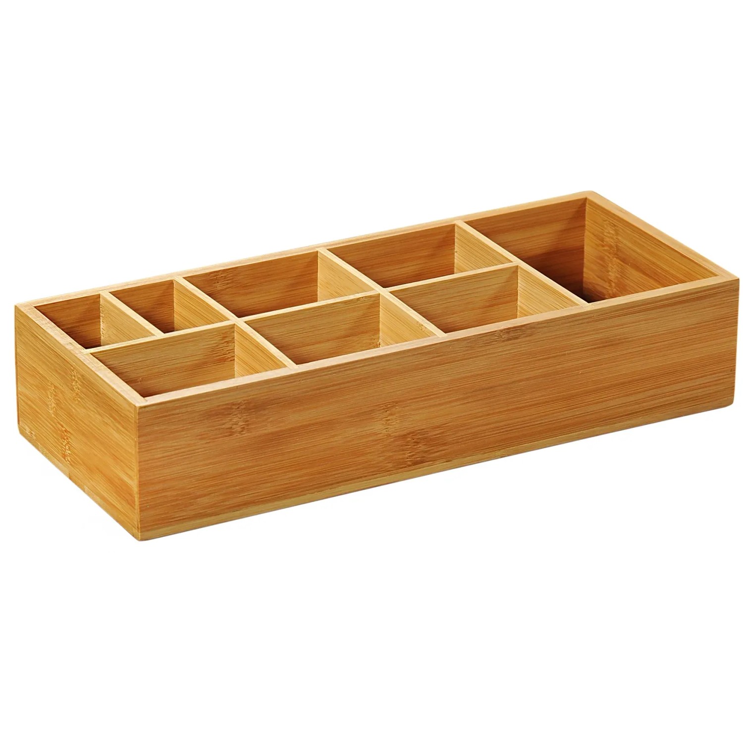 E-shop KESPER Viacúčelový skladovací box bambusový 15 x 36 x 7,5 cm