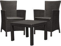 KETER Súprava balkónového nábytku Rosario, grafitová/studená sivá, 3dielna