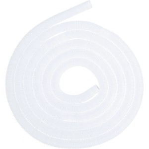 Biela hadica (600 cm) pre bazénový vysávač Bestway AquaPristine, stočená.
