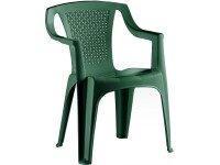 IDEA Europe Plastová stolička Luna zelená cca 77 x 57 x 51 cm