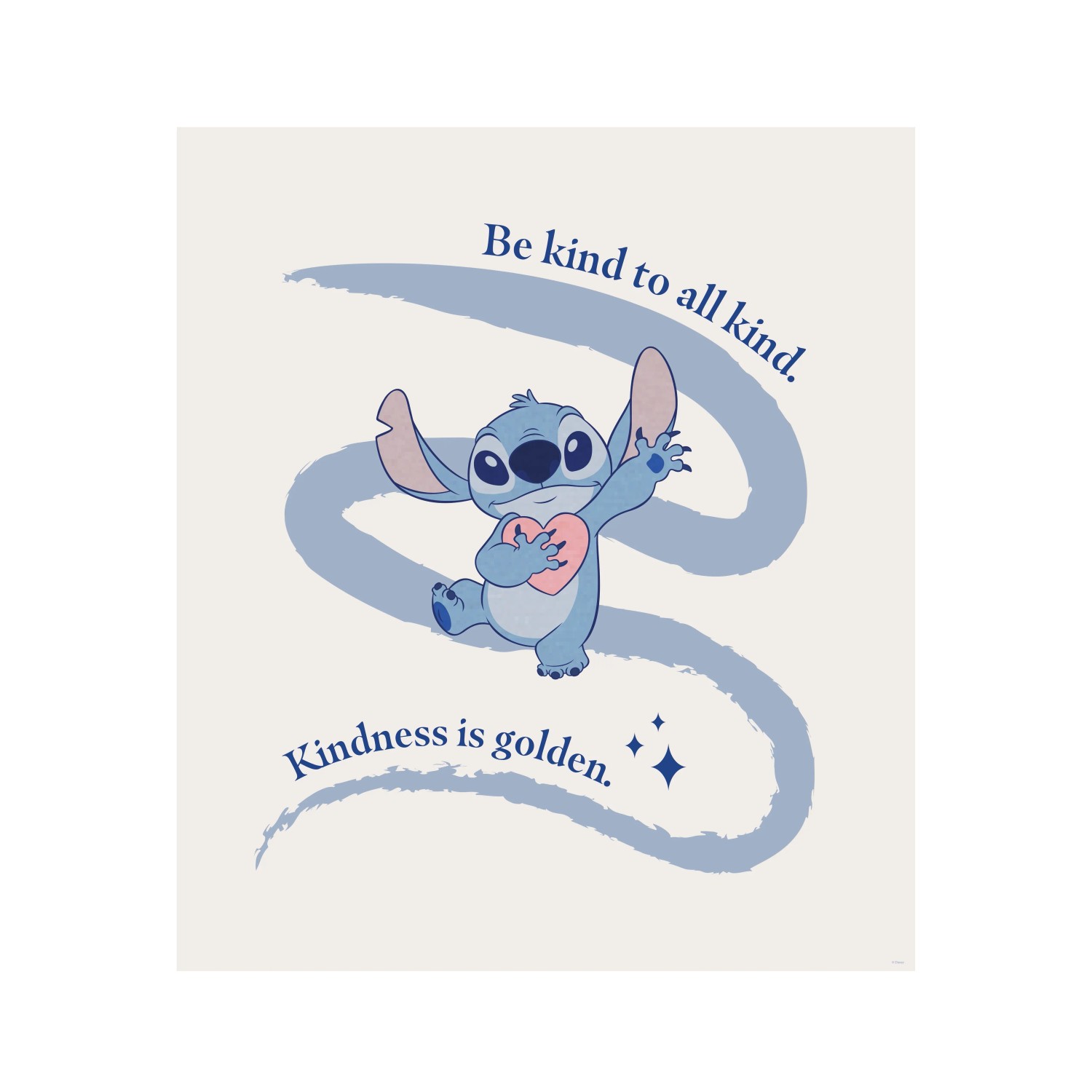 E-shop Komar Plagát Stitch Kindness 50 x 70 cm