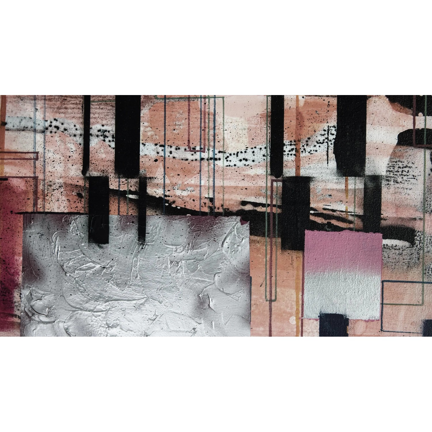 E-shop Komar Vliesová fototapeta Squares Dropping 500 x 280 cm
