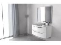 Súprava kúpeľňového nábytku Rondi 100 cm biela, 3-dielna