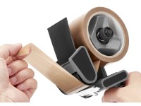 Baliaca lepiaca páska hnedá s ručným odvíjačom, 66 m x 50 mm