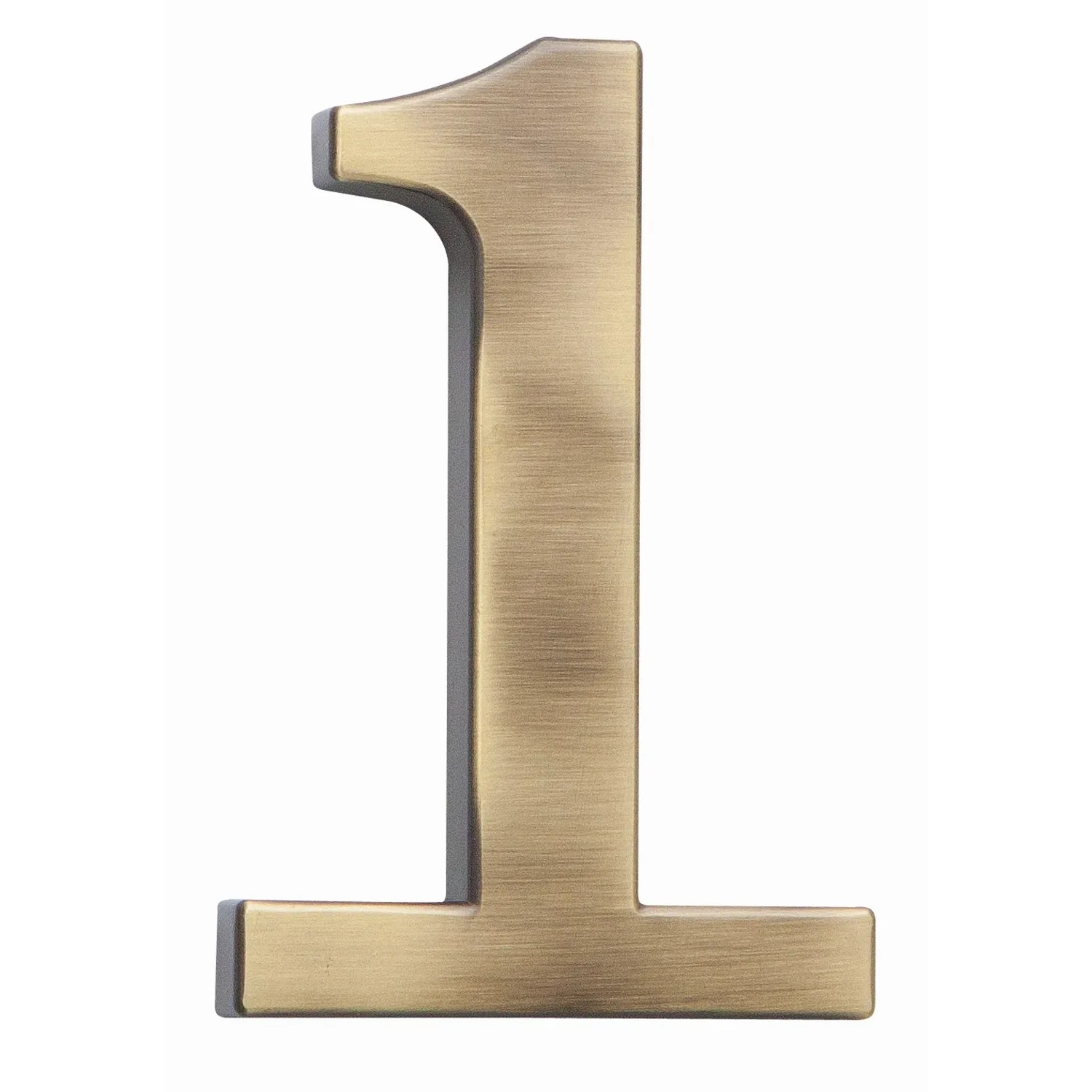 E-shop COBRA Číslica 1 - 5 cm, česaný bronz