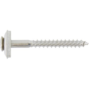 Klampiarsky skrutka Ø 4,5 mm x 45 mm s tesniacou podložkou, strieborná.