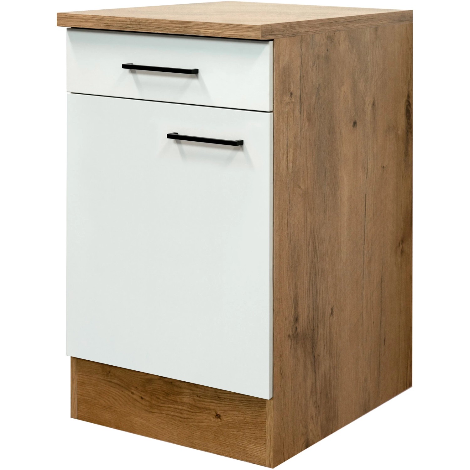 E-shop Flex-Well Kuchynská skrinka Vintea spodná, zásuvky + dvierka, 50 x 85 x 57,1 cm