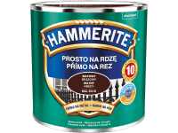HAMMERITE Priamo na hrdzu farba na železné kovy matná hnedá 0,25 l