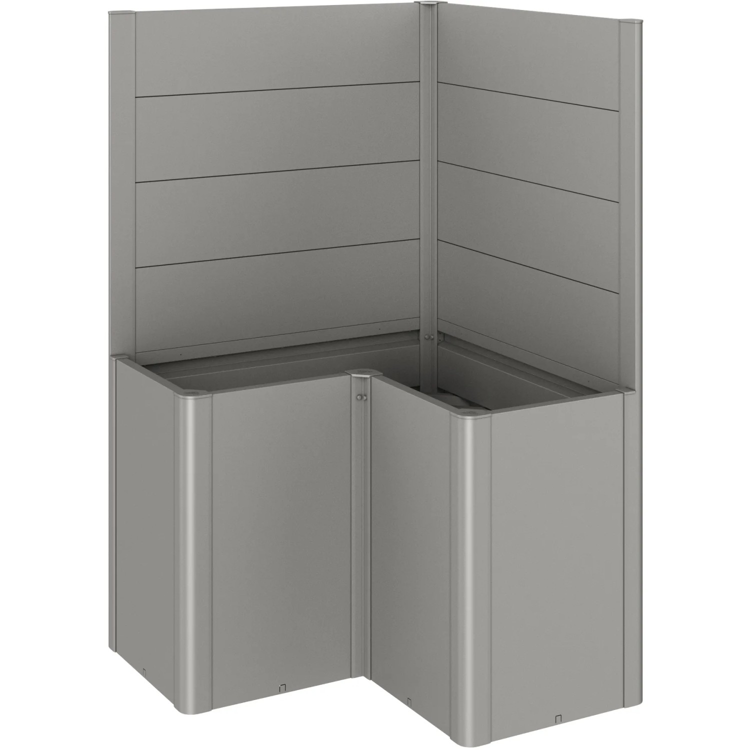 E-shop Biohort Zástena pre záhony vyvýš. 1x1/Belvedere L100 bez skla krm.sivá