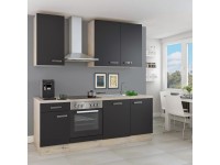 Flex-Well Kuchyňa Lara 220 cm/typ 4 - rúra/varná doska/digestor/umývačka