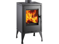 Haas+Sohn Krbové kachle AURORA, 3,0-6,3 kW, čierna, 91,6 x 50 x 41,9 cm