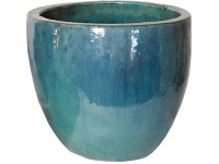 Mega Collections Kvetináč Glazed Egg Pot zelená celadon pr. 22 x 21 cm Mega Collections Kvetináč Glazed Egg Pot zelená celadon pr. 22 x 21 cm