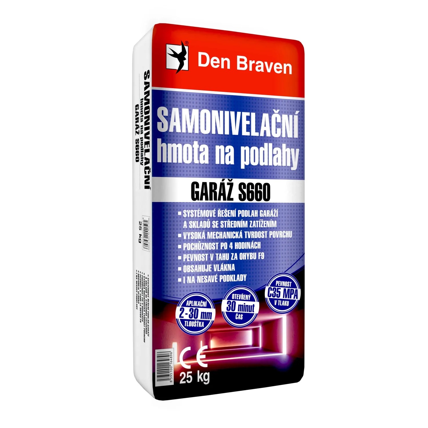 E-shop Den Braven Samonivelačná hmota na podlahy GARÁŽ S660