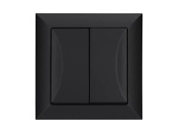 Vypínač sériový Pola, čierna