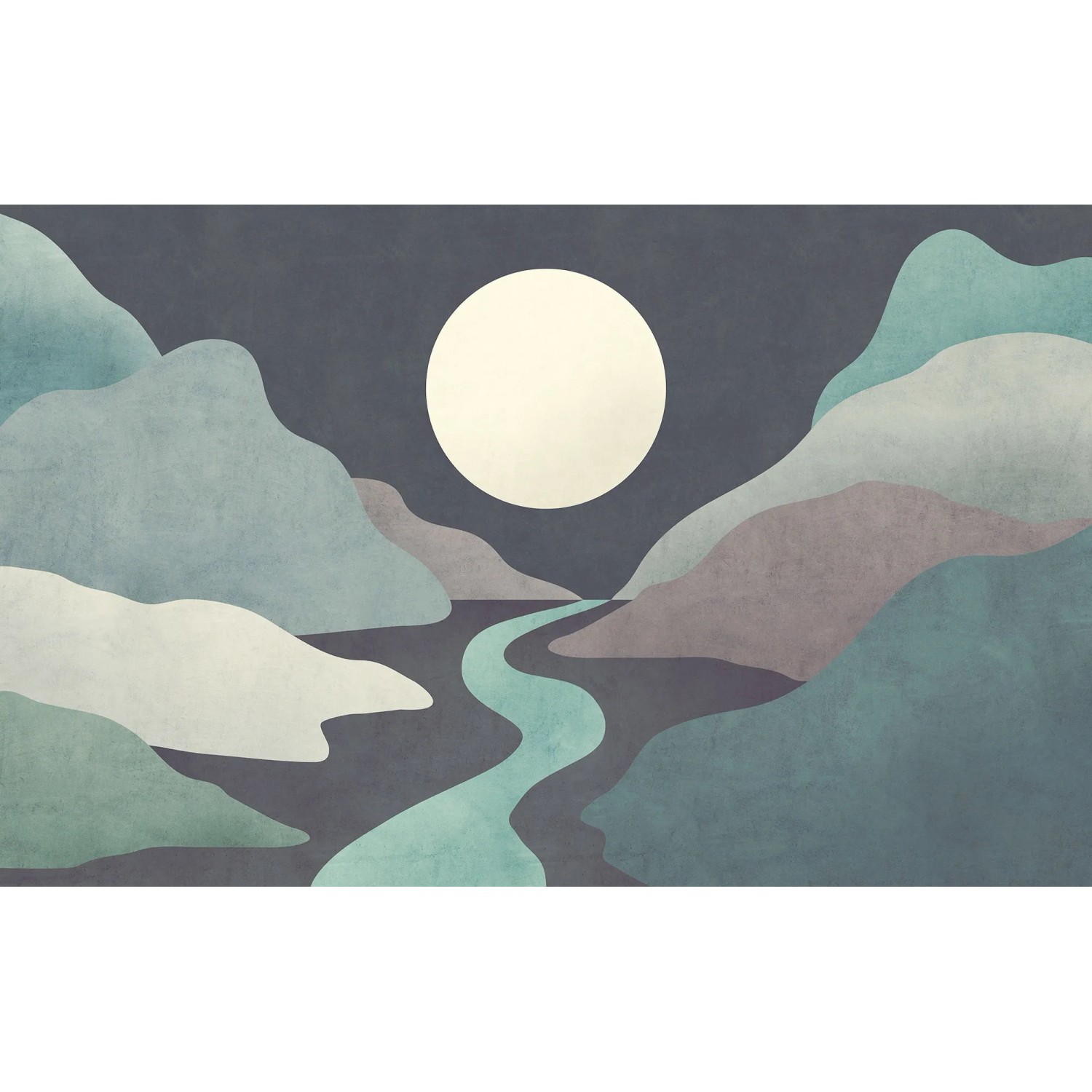 E-shop Komar Vliesová fototapeta Moonlight Monument, 400 x 250 cm