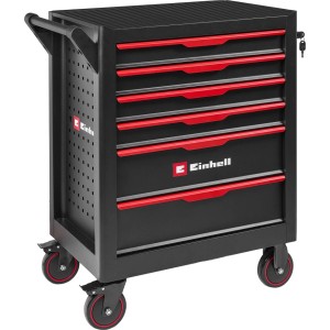 Einhell Dielenský vozík so 143-dielnou súpravou náradia, 67,8 × 73 × 45,1 cm