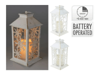 Koopman LED lampáš biely, rôzne druhy, 1 ks, 14 x 28 cm