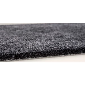 Sivá čistiaca rohožka Astra Pure a Soft, 50x150 cm, vhodná pre podlahové kúrenie.