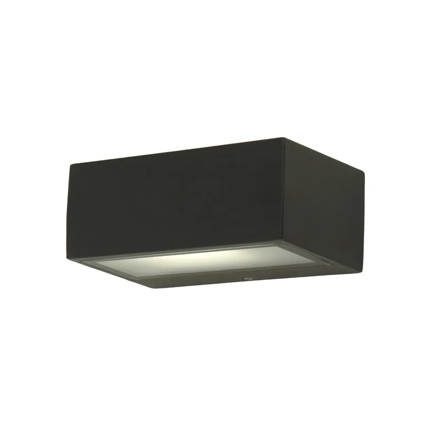 E-shop LUTEC Nástenné svietidlo GEMINI tm. sivé 1 x E27 max. 40W IP54 70x110x170mm