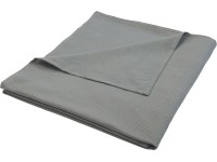Bavlnená deka 140 cm x 210 cm sivá