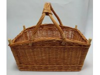 Košík prútený štvorhranný 60 x 38 x 30 cm