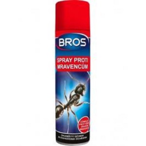 BROS Sprej proti mravcom, insekticídny sprej na ničenie mravcov.
